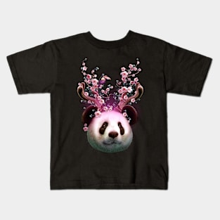 PANDA HORNS UP Kids T-Shirt